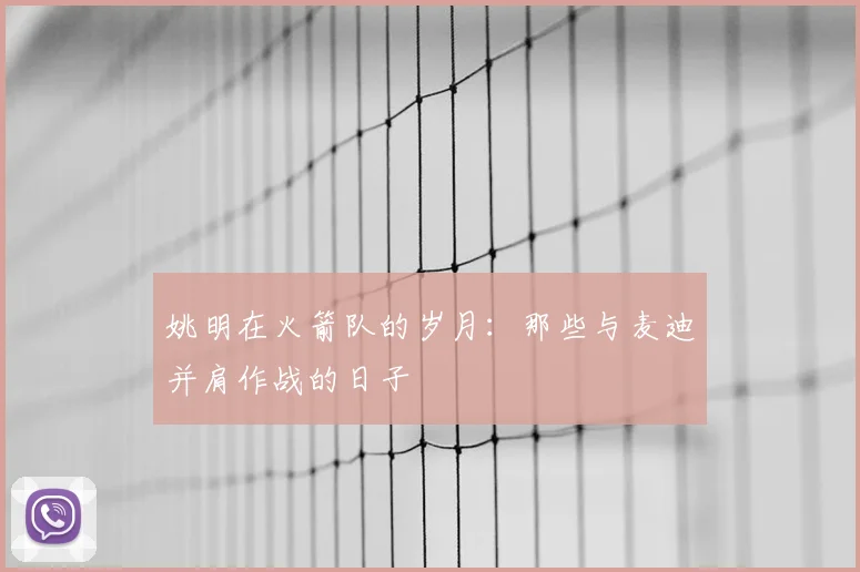 姚明在火箭队的岁月：那些与麦迪并肩作战的日子